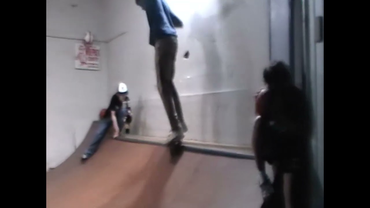 Isaiya Allen on a Mini Ramp