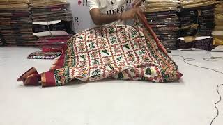 Soft cotton saree with patola printed work😍🤩🥰 screenshot 3