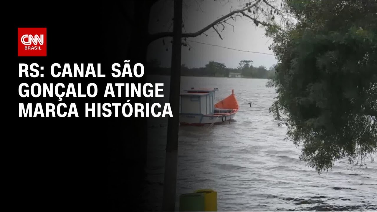 RS: Canal São Gonçalo atinge marca histórica | AGORA CNN