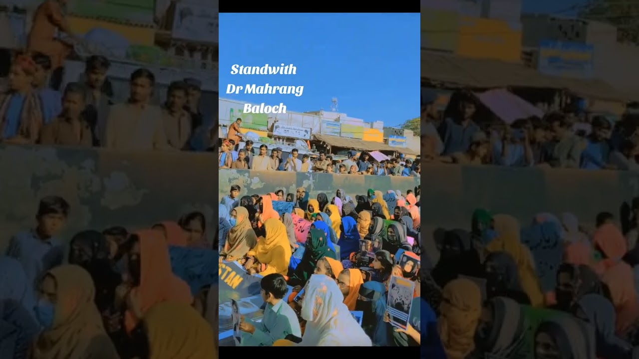 Balochistan Protest For Mahrang Baloch Sami Baloch New Video Status😭