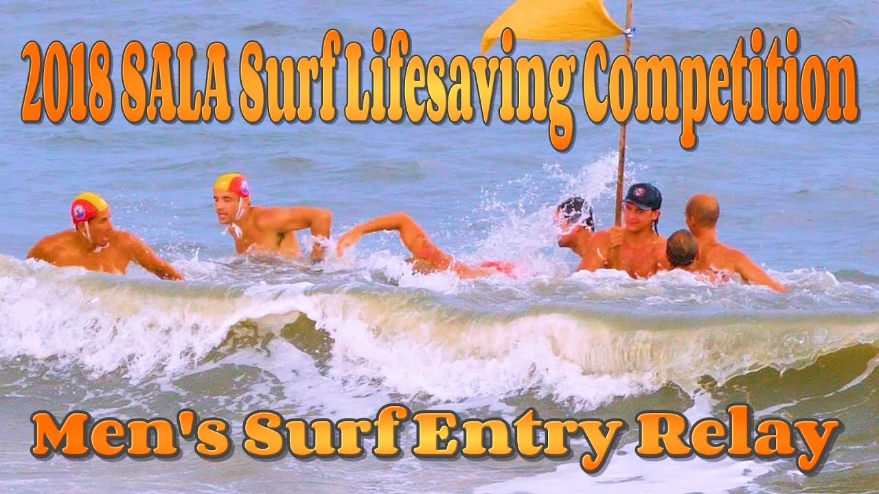 2018 SALA Surf Lifesaving Competition / Men's Surf Entry Relay