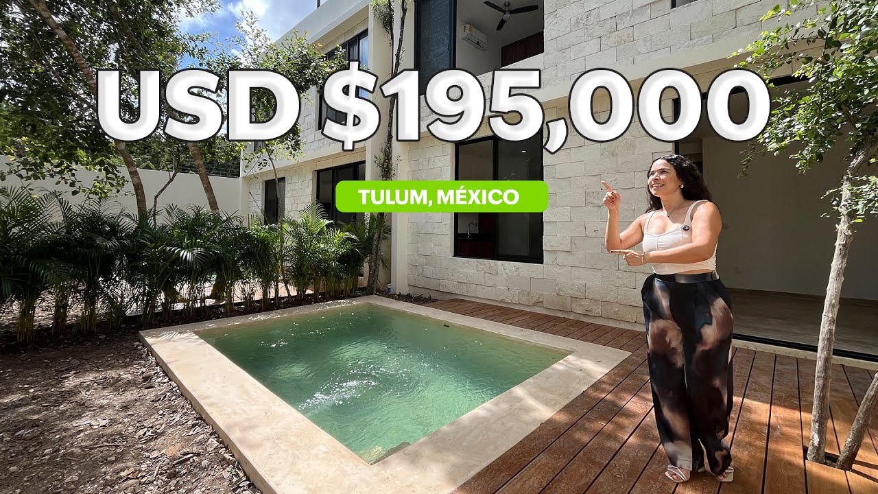 Invierte en una casa en Tulum con un presupuesto de 195 mil dólares