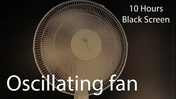 (EPIC) Oscillating Fan Noise for Sleep (10 Hours Black Screen White Noise)