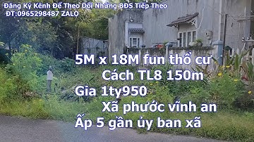 Nhà đất củ chi | giá rẻ | giới thiệu | Ấp 5 Phước Vĩnh An Còn 1 Một lô rẻ nhất