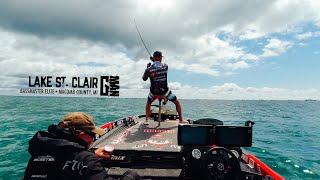 Sitting Down Slacklining some Lake St Clair SMALLIES!!!