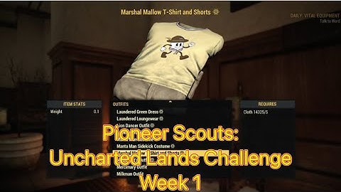 Fallout 76 - Pioneer Scouts Uncharted Lands Week 1
