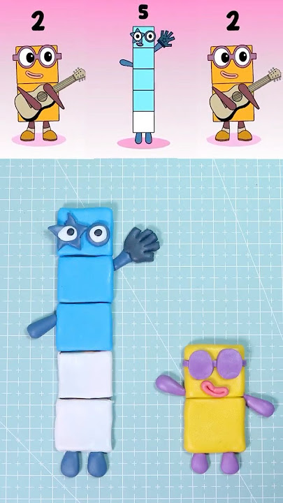 Joyful Dancing with Sprunki OC Numberblocks 2, 5 @pipicartoon9