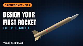 OpenRocket Tutorial: Design Your First Model Rocket Step by Step (CG, CP & Stability) | Ep 2