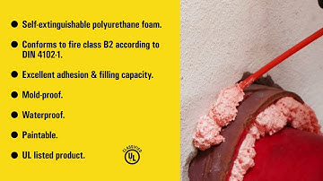 STANLEY®FIRE BLOCK FOAM SEALANT