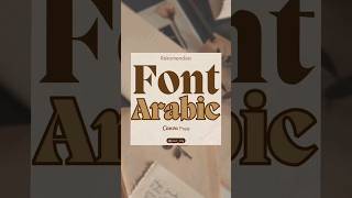 Rekomendasi Font Arabic di Canva Free #music #basictutorial #tutorial #canva #canvadesign #canvahack