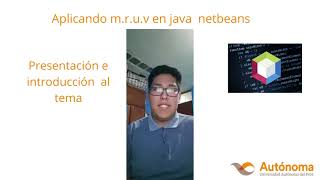 Aplicando m.r.u.v en Java NetBeans/ Matemática
