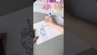 Vẽ tranh bộ tứ bạn thân , mùa tốt nghiệp tuổi trẻ | Bò Cutie #vetranh #reels