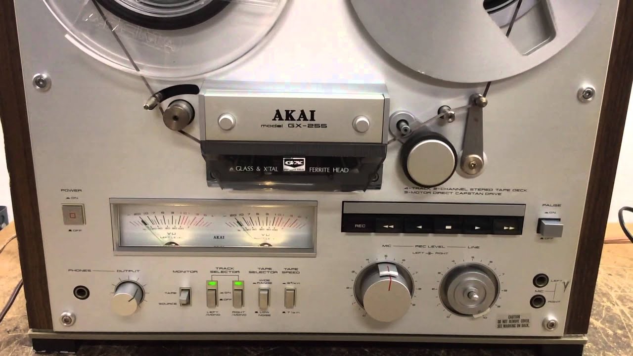 Akai GX-255 Reel To Reel - YouTube