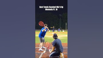 Would You Play a TENNIS BASEBALL Game With Us? #shorts