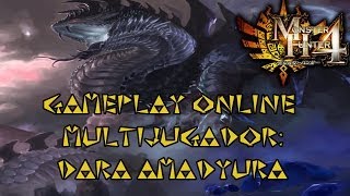 Monster Hunter 4 - DARA AMADYURA - Online Multiplayer Gameplay MH4 - Charge Blade