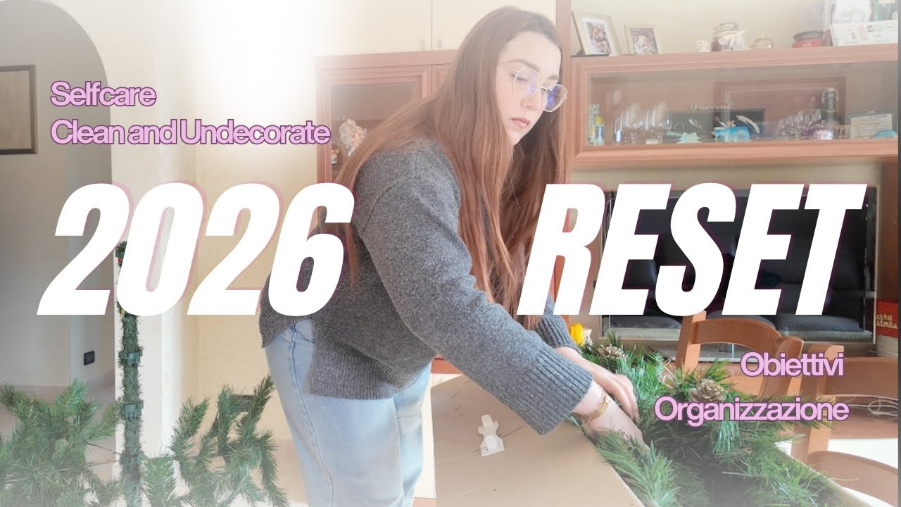 RESET DI GENNAIO TRA PULIZIE, OBIETTIVI E BEAUTY ROUTINE 🧴🧸🧺