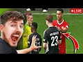 Mr beast playing football sideman vs youtube shorts  live charity match ksi mrbeastkarl speedy