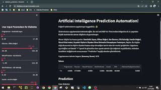 Diabetes Prediction with Streamlit