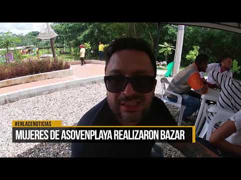 mujeres de ASOVENPLAYA realizaron bazar