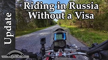 We Rode into Russia without a Visa from Estonia!
