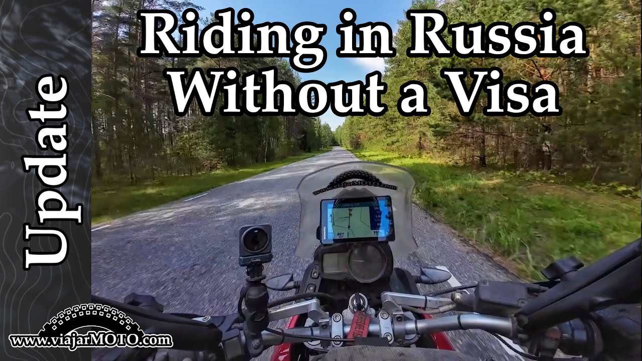 We Rode into Russia without a Visa from Estonia!