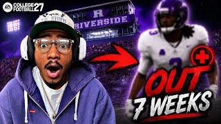 Our Season Just Took A HUGE Hit.. | College Football 27 HS Dynasty #2