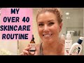 My Over 40 Anti-Aging Nighttime Skincare Routine + Bathroom Remodel Reveal!