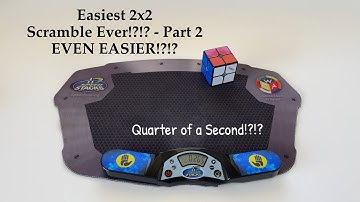 EASIEST 2X2 SCRAMBLE EVER!?!? - Part 2 (EVEN EASIER!?!?!)