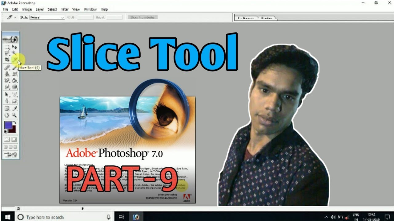 How to use slice tool in photoshop 2020 | in hindi | TechnicalNaulez