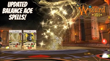 Wizard101: UPDATED BALANCE AOE SPELLS! - Spring 2021 Test Realm