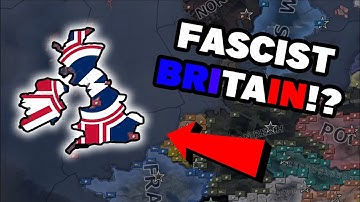 WHAT IF BRITAIN WAS FASCIST IN WW2 I HOI4 TIMELAPSE