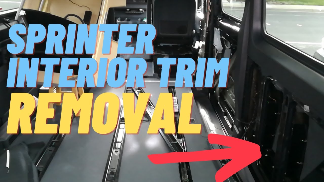 How to Remove Sprinter Interior Trim including Rear Door Panel [EASY