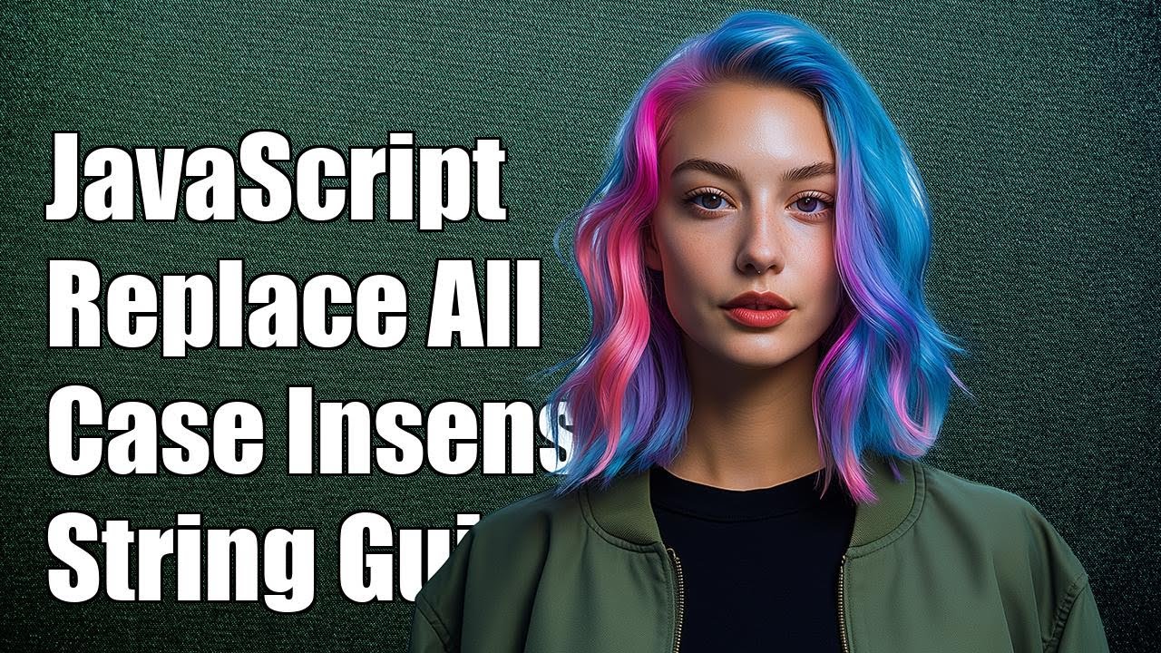 JavaScript Replace All: Case Insensitive String Replacement Guide - YouTube