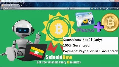 SatoshiNow Bot[iMacros]