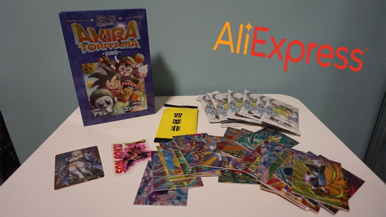 AKIRA TORIYAMA CARDS #2 | APERTURA 7 SOBRES + EXTRA | COMPRAS EN ALIEXPRESS | UNBOXING
