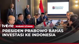 Bertemu Pengusaha Dunia, Presiden Prabowo Bahas Investasi ke Indonesia | Kabar Utama