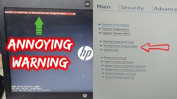 HP Manufacturing Program Mode | WHY it Happens & How to LOCK it
