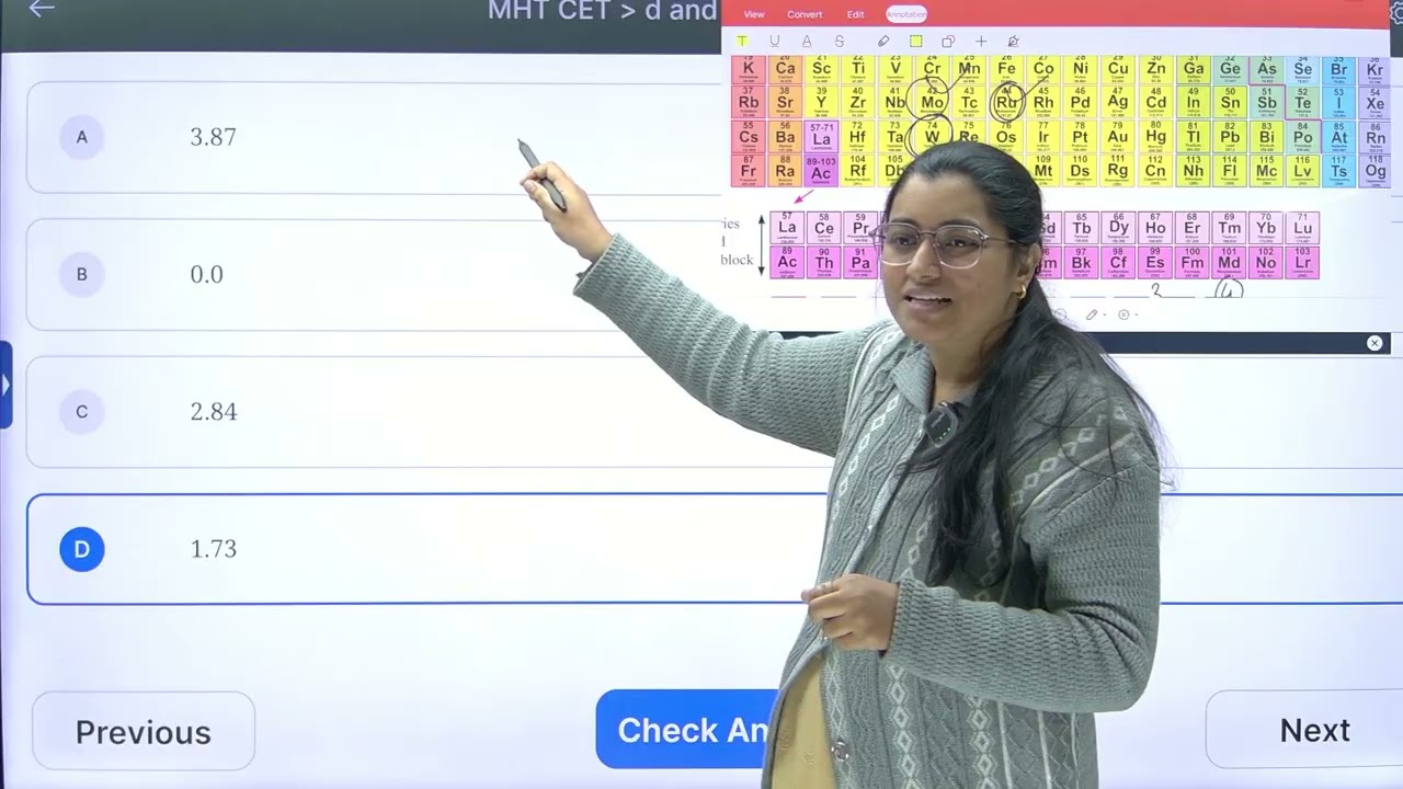 Class 12 HSC Topic 8 Transition and Inner Transition Elements ( MH-CET lecture 1)