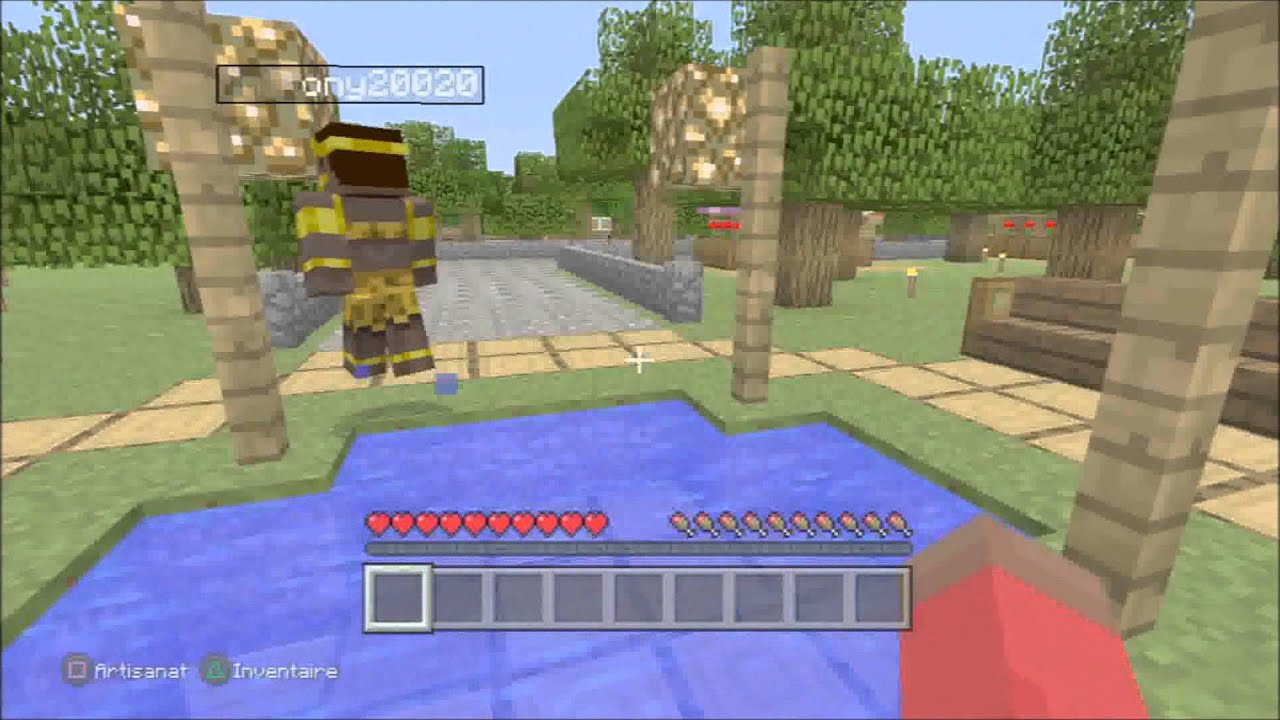 découverte d'une map aventure minecraft ps3 avec anthony20020 - YouTube