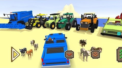 How to take the shortcut road - Blocky Farming And Racing Simulator | game 🎮 play