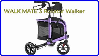 REVIEW (2024): WALK MATE 3 Rollator Walker. ESSENTIAL details.