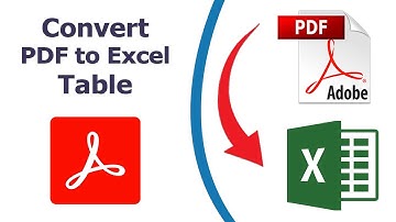 How to convert a pdf to an excel table in Acrobat Pro DC Standard 2022