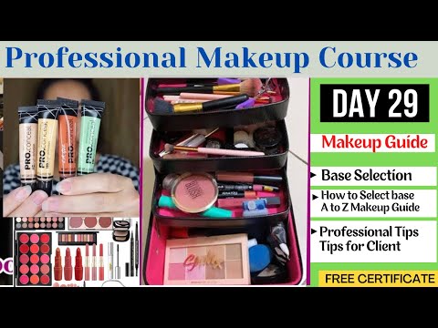 Day 29 Professional Makeup Course || Makeup Guide For beginners || Parlour Secret Base tips Tricks