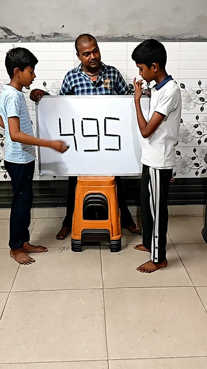 Make a number smaller than 495 #puzzles #student #puzzles #trending #puzzlegames #puzzle #viral #...