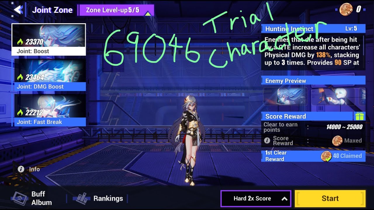 [HI3 7.0 Event] Hot on the Trail - Joint Zone - 69046 (Trial Character)