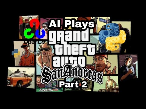 AI Plays GTA San Andreas Part 2 || Sending Input To Game With Python