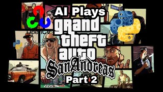 AI Plays GTA San Andreas Part 2 || Sending Input To Game With Python