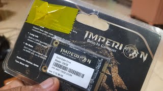Pengemasan Ulang SSD MSATA IMPERION 128GB yang salah kirim dr RAJA RAM NUSANTARA