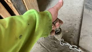 Pipe puller blade bullet sock ez pull set up