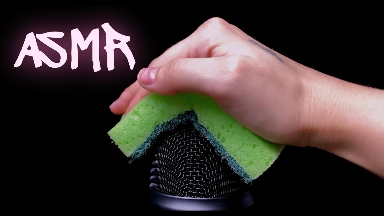 CRUNCHY SPONGES ON MIC ASMR